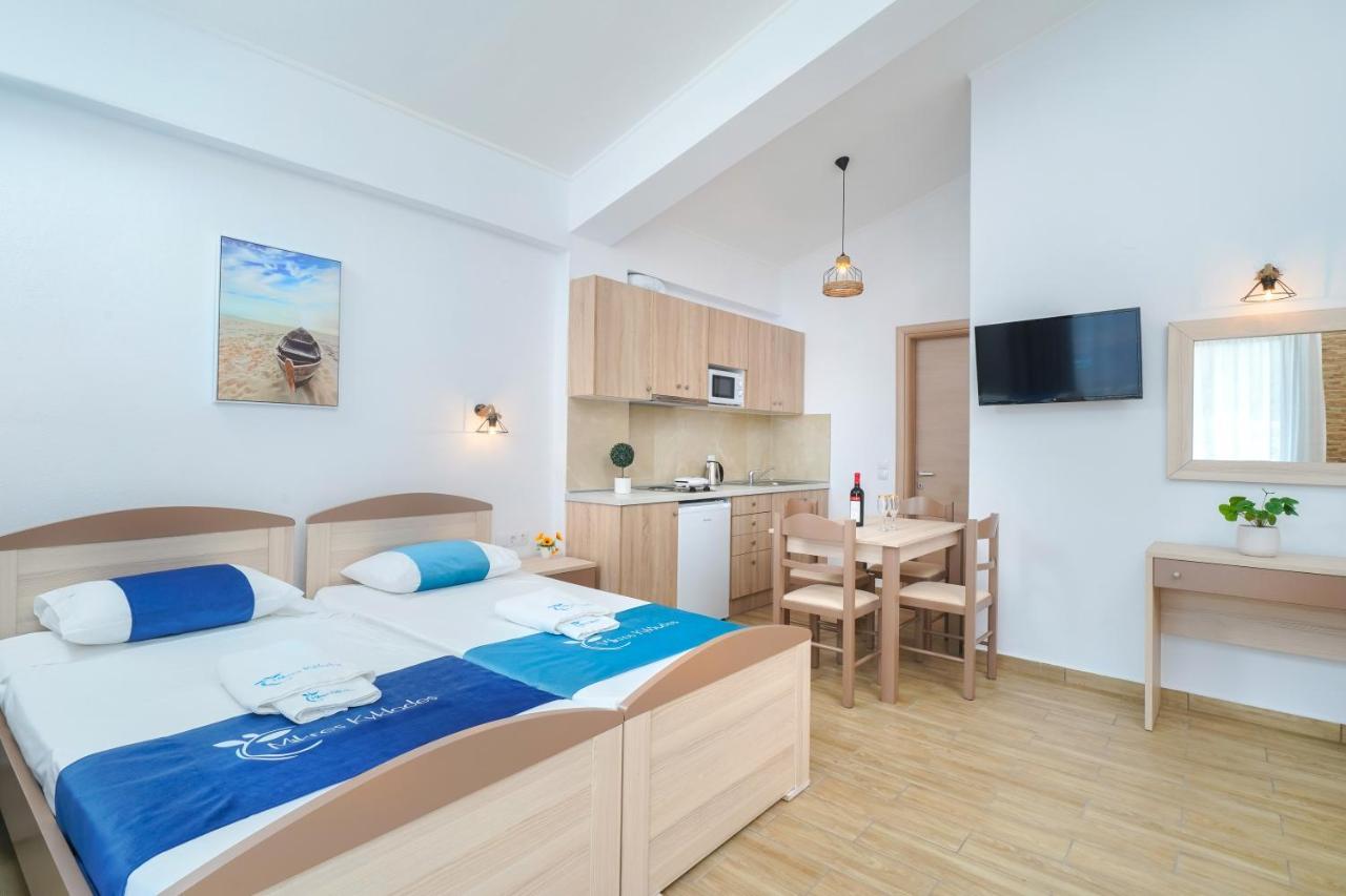 Ferienwohnung Mikres Kyklades Skala Potamia  Exterior foto